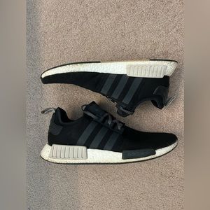 Adidas NMD R1 Black/White/Tan, Size 13